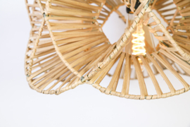 WF Light hanglamp Wave, natural 60 cm