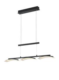 Trio lighting hanglamp Ikaria led, zwart