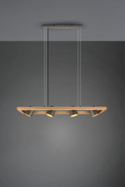 Trio lighting hanglamp Bell, antiek nikkel