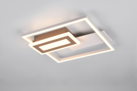 Trio lighting plafondlamp Spiro led, warm grijs 33 cm