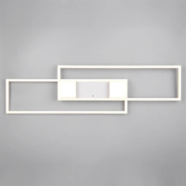 Trio lighting plafondlamp Albany led, wit incl. switch dimmer