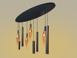 Light trend hanglamp Emberdrop ovaal