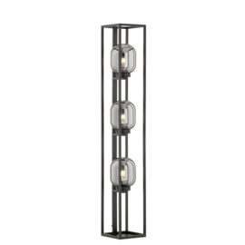 Fischer & Honsel vloerlamp Regi, 3-lichts zwart