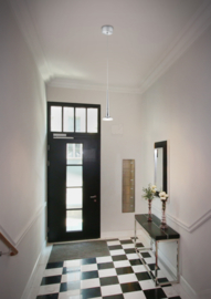 Helestra  hanglamp Flute led, nikkel