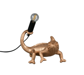 Trio-lighting tafellamp Crawly, goud kleurig