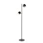 Lucide vloerlamp Skanska led, 2-lichts zwart