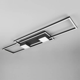 Trio lighting plafondlamp Albany led, zwart incl. switch dimmer