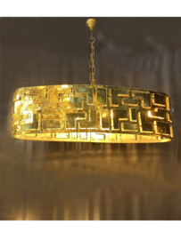 Light trend hanglamp Ovaal, goldleaf