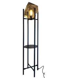 Light trend vloerlamp ST12035 Steen, clear kleurig glas