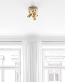 By Rydéns Correcte Spotlight met 3 gouden lampen