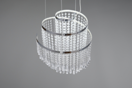 Trio lighting hanglamp Pomp, chroom incl. switch dimmer 38 cm