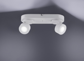 Trio lighting plafondspot  Sancho led, 2-lichts wit WIZ incl. afstandsbediening