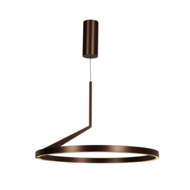 Lucide APPLAUSE - Hanglamp - Ø 60 cm koffie, incl. handsensor