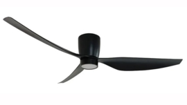 Freelight plafondventilator Arioso zwart met led