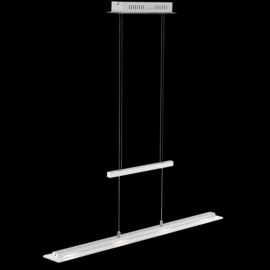 Fischer&honsel hanglamp Tenso TW led, nikkel incl. pushdimmer