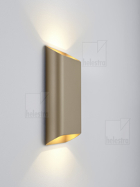 Helestra wandlamp Toco led, caffee