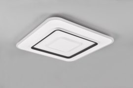 Trio lighting plafondlamp Jora led, wit incl. switch dimmer 60 cm vierkant