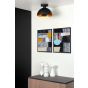 Lucide plafondlamp Siemon, zwart