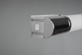 Trio lighting wandlamp Piera led, chroom 79 cm IP44