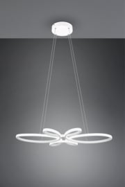Trio lighting hanglamp Fly led, wit