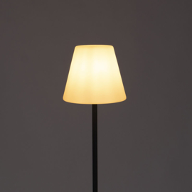 Qazqa buiten vloerlamp Virginia, zwart