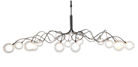 Light trend hanglamp HN1735-14 OV, 14-lichts mat nikkel