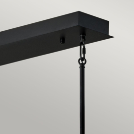 Elstead lighting hanglamp Styx led, black met goldleaf 113 cm
