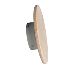 Trio lighting wandlamp Bobbin led, travertin mat wit