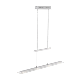 Fischer&honsel hanglamp Tenso TW led, nikkel incl. pushdimmer