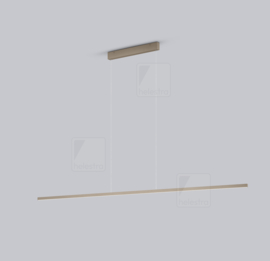 Helestra hanglamp LOOPY-EVO led, 168,5 cm mat caffee