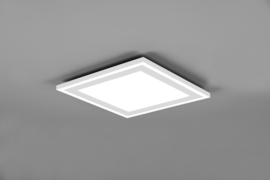 Trio lighting plafondlamp Carus led, wit vierkant 33 cm