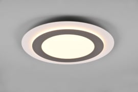Trio lighting plafondlamp Morgan led, zwart-goud incl. afstandsbediening 45 cm