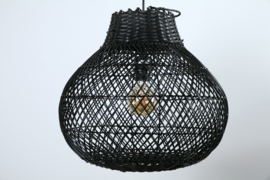 WF Light hanglamp Doetinchem Peer, zwart 40 cm