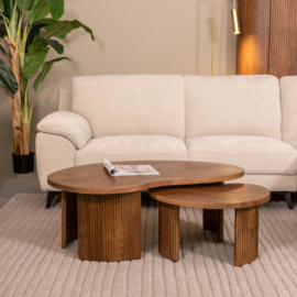 Label 51 Salontafel Timon, set smooth mangohout