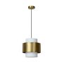 Lucide hanglamp Firmin, 1-lichts mat goud/messing 30 cm