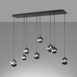 Fischer&honsel hanglamp Bala led, zwart