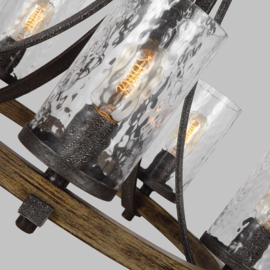 Hanglamp Angelo, 5-lichts met glas