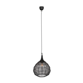 Trio lighting hanglamp Soraya, zwart 42 cm