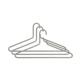 Spinder design Kledinghanger Senza 6, rvs