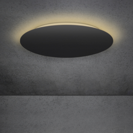 Escale plafondlamp Blade led, zwart 79 cm