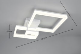 Trio lighting plafondlamp Camino led, wit 66 cm