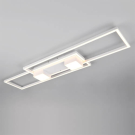 Trio lighting plafondlamp Albany led, wit incl. switch dimmer