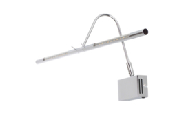 Linea Verdace wandlamp  Da Vinci maxi led, mat chroom 63 cm