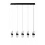 Lucide hanglamp Kligande led, 5-lichts zwart