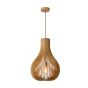 Lucide hanglamp Bodo, licht hout