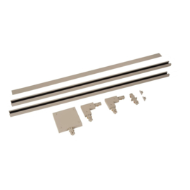 Lucide TRACK Starterset - 1-fase Railsysteem / Railverlichting - 2 meter - Taupe