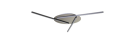 Bopp leuchten plafondlamp Dual led, mat taupe