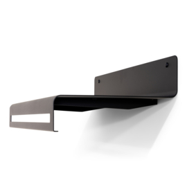 Spinder design wandkapstok Sway, 80 cm zwart
