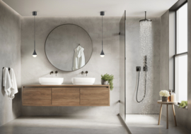 Helestra  hanglamp Duc led, 1-lichts mat zwart IP44