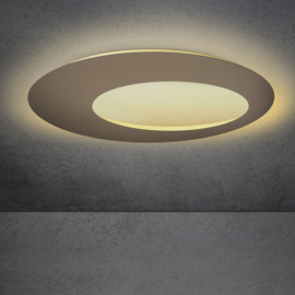 Escale plafondlamp Blade open led, brons 95 cm